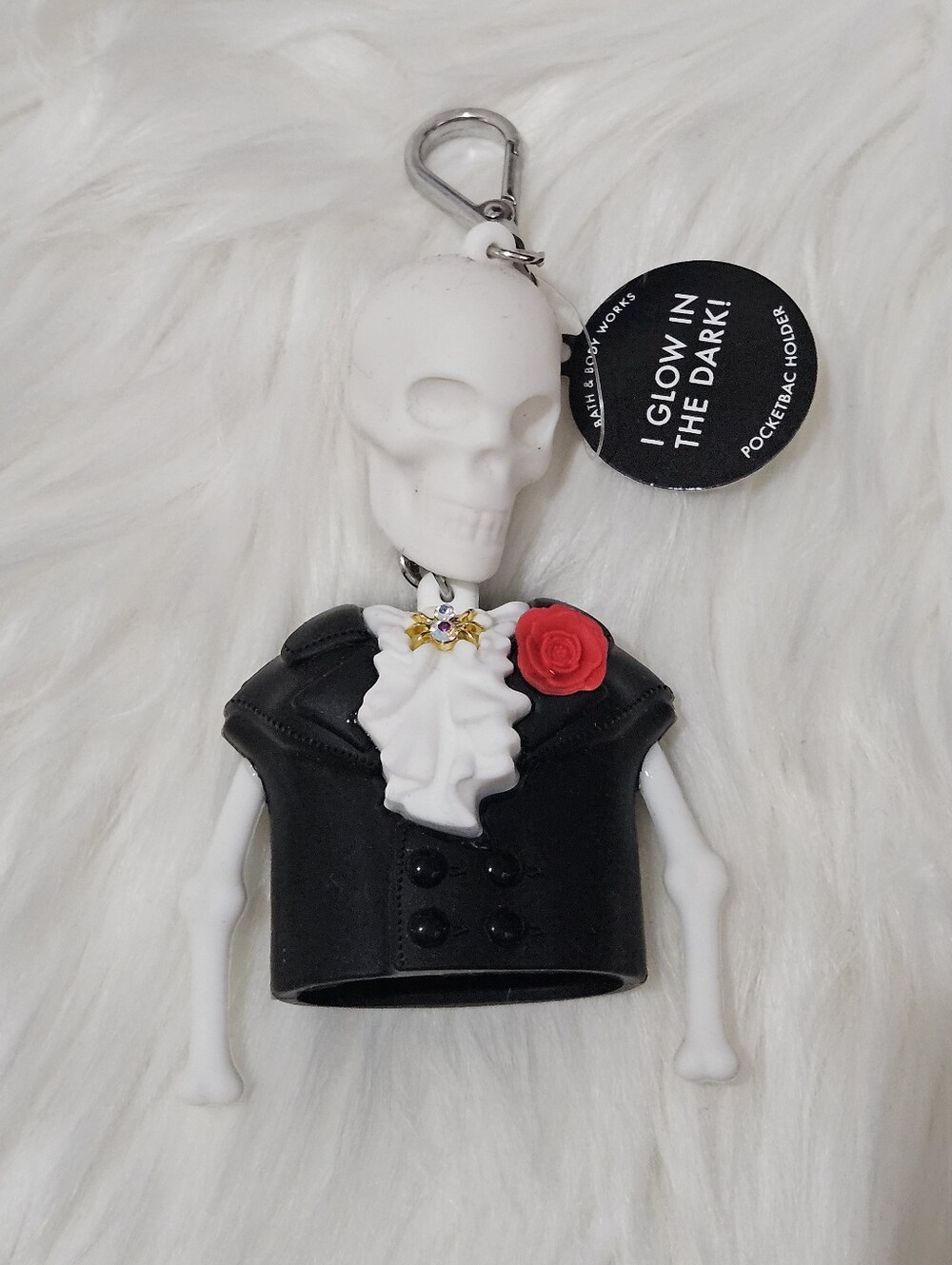 Bath & Body Works Skeleton Pocketbac Holder Halloween